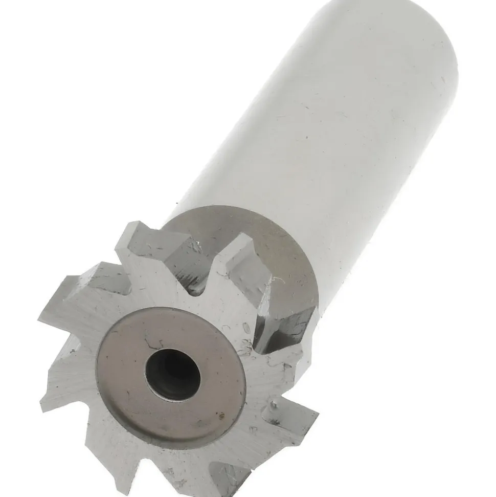 Woodruff Keyseat Cutter: 3/4" Cut Dia, 3/16" Cut Width, 1/2" Shank Dia, Staggered Tooth