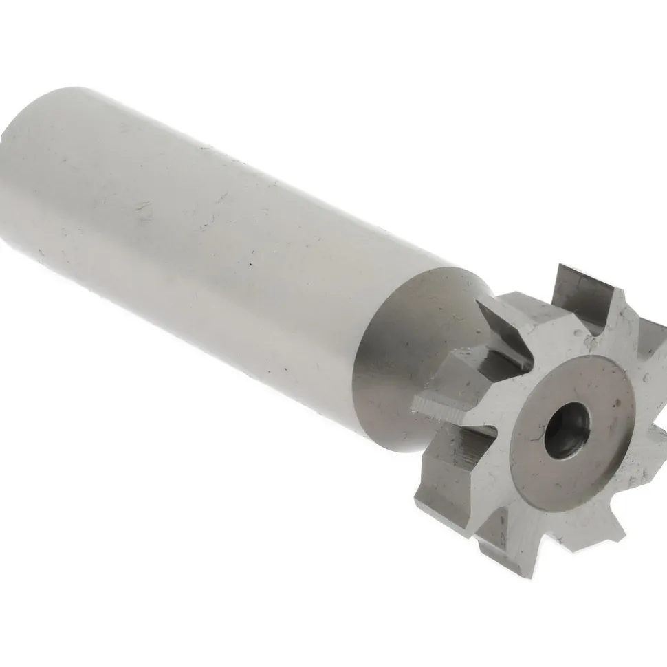 Woodruff Keyseat Cutter: 3/4" Cut Dia, 3/16" Cut Width, 1/2" Shank Dia, Staggered Tooth