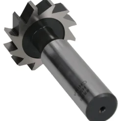 Woodruff Keyseat Cutter: 1-1/8" Cut Dia, 1/4" Cut Width, 1/2" Shank Dia, Straight Tooth