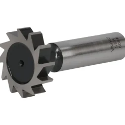 Woodruff Keyseat Cutter: 1-1/8" Cut Dia, 1/4" Cut Width, 1/2" Shank Dia, Straight Tooth