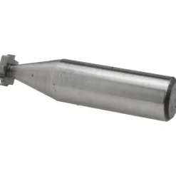 Woodruff Keyseat Cutter: 3/8" Cut Dia, 3/32" Cut Width, 1/2" Shank Dia, Straight Tooth