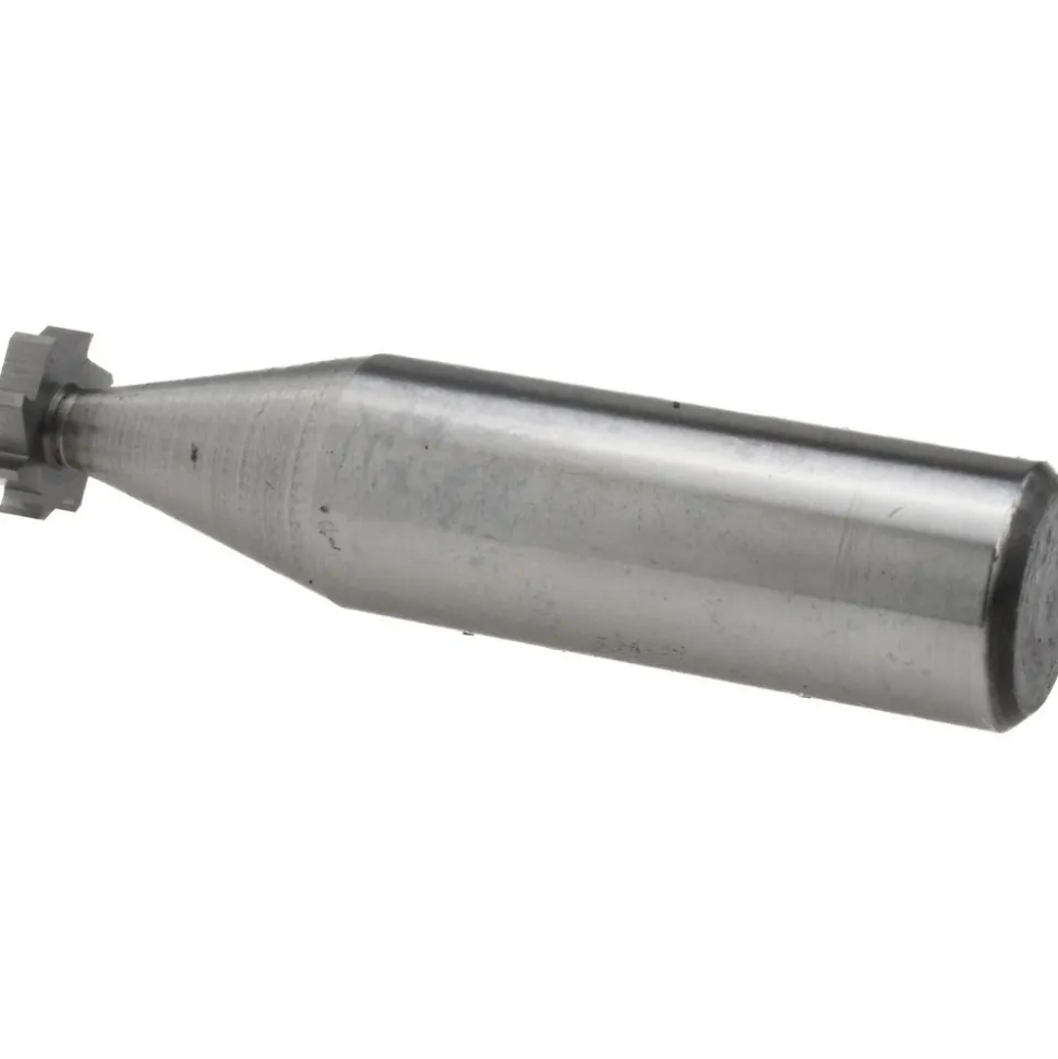 Woodruff Keyseat Cutter: 3/8" Cut Dia, 3/32" Cut Width, 1/2" Shank Dia, Straight Tooth