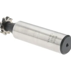 Woodruff Keyseat Cutter: 1/2" Cut Dia, 3/32" Cut Width, 1/2" Shank Dia, Straight Tooth