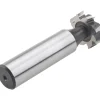 Woodruff Keyseat Cutter: 3/4" Cut Dia, 3/16" Cut Width, 1/2" Shank Dia, Staggered Tooth