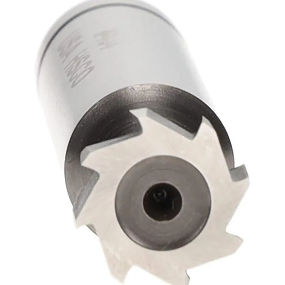 Woodruff Keyseat Cutter: 1/2" Cut Dia, 1/8" Cut Width, 1/2" Shank Dia, Staggered Tooth