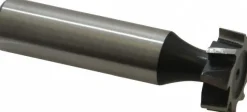 Woodruff Keyseat Cutter: 3/4" Cut Dia, 1/4" Cut Width, 1/2" Shank Dia, Staggered Tooth