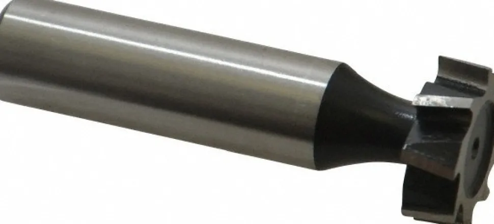 Woodruff Keyseat Cutter: 3/4" Cut Dia, 1/4" Cut Width, 1/2" Shank Dia, Staggered Tooth