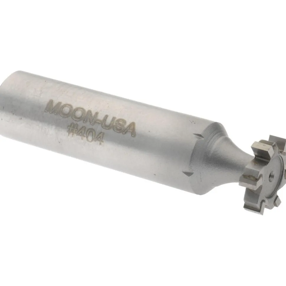 Woodruff Keyseat Cutter: 1/2" Cut Dia, 1/8" Cut Width, 1/2" Shank Dia, Straight Tooth