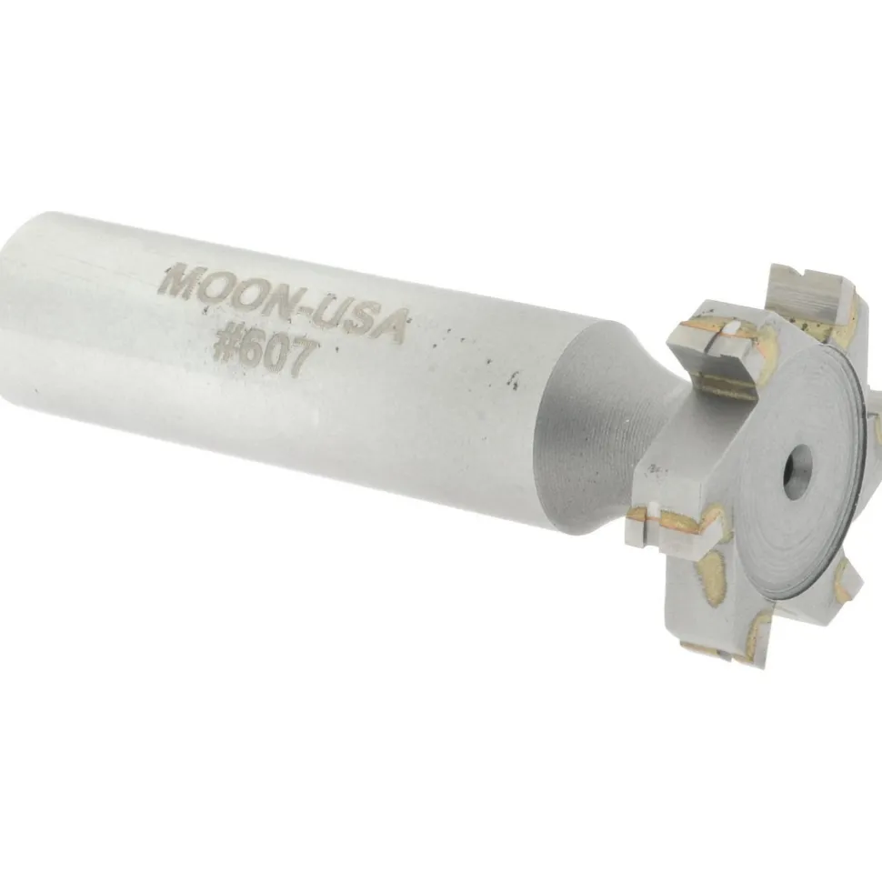 Woodruff Keyseat Cutter: 7/8" Cut Dia, 3/16" Cut Width, 1/2" Shank Dia, Straight Tooth