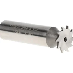 Woodruff Keyseat Cutter: 5/8" Cut Dia, 3/64" Cut Width, 1/2" Shank Dia, Straight Tooth
