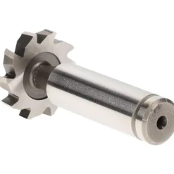 Woodruff Keyseat Cutter: 1" Cut Dia, 3/16" Cut Width, 1/2" Shank Dia, Staggered Tooth