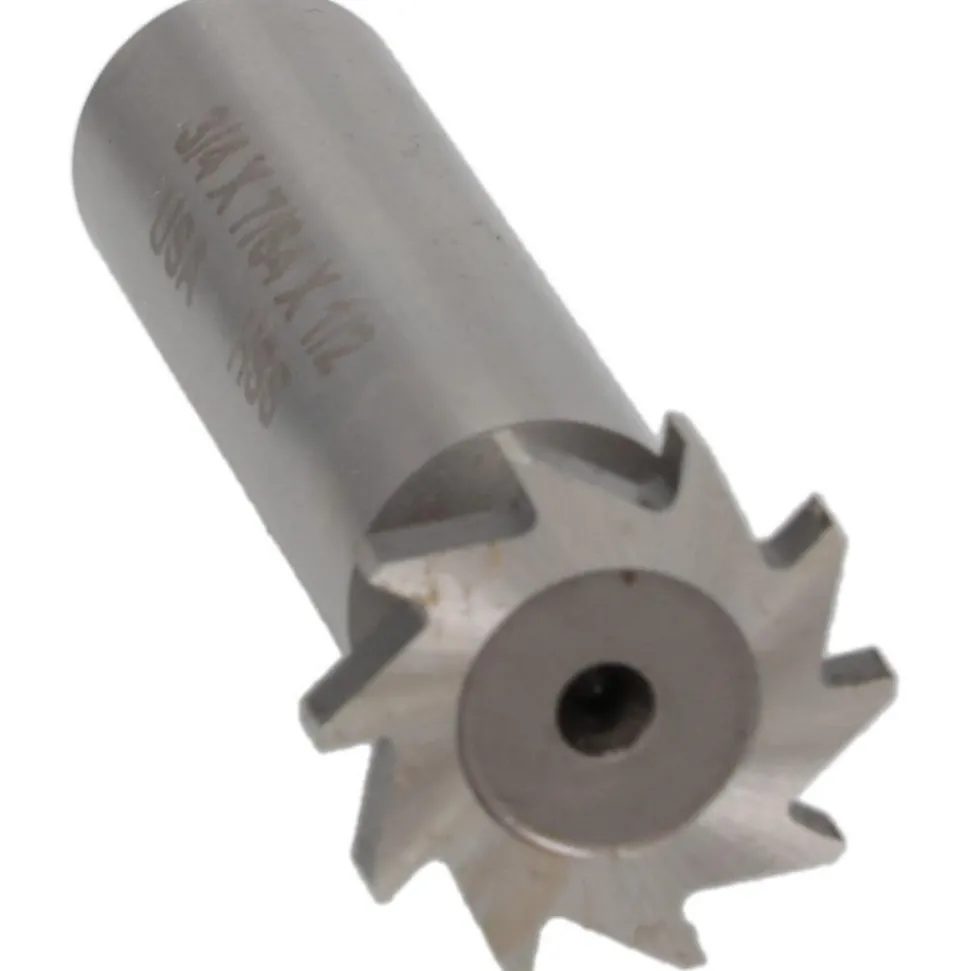 Woodruff Keyseat Cutter: 3/4" Cut Dia, 7/64" Cut Width, 1/2" Shank Dia, Straight Tooth