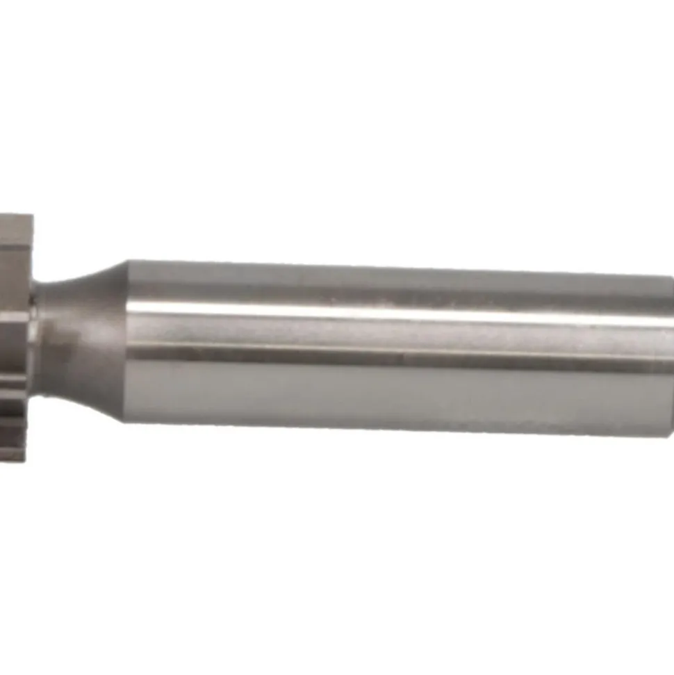 Woodruff Keyseat Cutter: 3/4" Cut Dia, 7/64" Cut Width, 1/2" Shank Dia, Straight Tooth