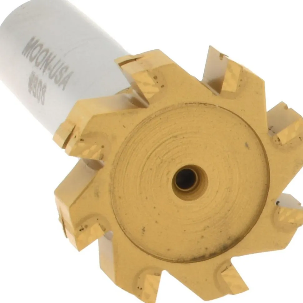 Woodruff Keyseat Cutter: 1" Cut Dia, 1/4" Cut Width, 1/2" Shank Dia, Straight Tooth