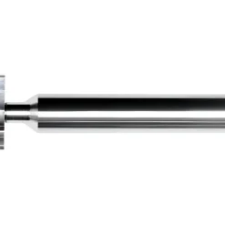 Woodruff Keyseat Cutter: 3/4" Cut Dia, 1/8" Cut Width, 1/2" Shank Dia, Straight Tooth
