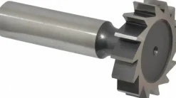 Woodruff Keyseat Cutter: 1-1/4" Cut Dia, 5/16" Cut Width, 1/2" Shank Dia, Straight Tooth