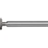 Woodruff Keyseat Cutter: 3/4" Cut Dia, 1/8" Cut Width, 3/8" Shank Dia, Straight Tooth