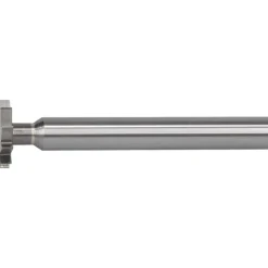 Woodruff Keyseat Cutter: 3/4" Cut Dia, 1/8" Cut Width, 3/8" Shank Dia, Straight Tooth