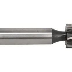 Woodruff Keyseat Cutter: 3/4" Cut Dia, 3/16" Cut Width, 1/2" Shank Dia, Staggered Tooth