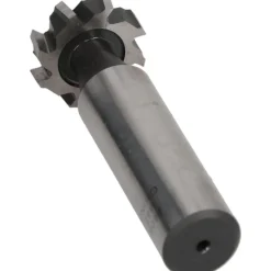 Woodruff Keyseat Cutter: 3/4" Cut Dia, 3/16" Cut Width, 1/2" Shank Dia, Staggered Tooth