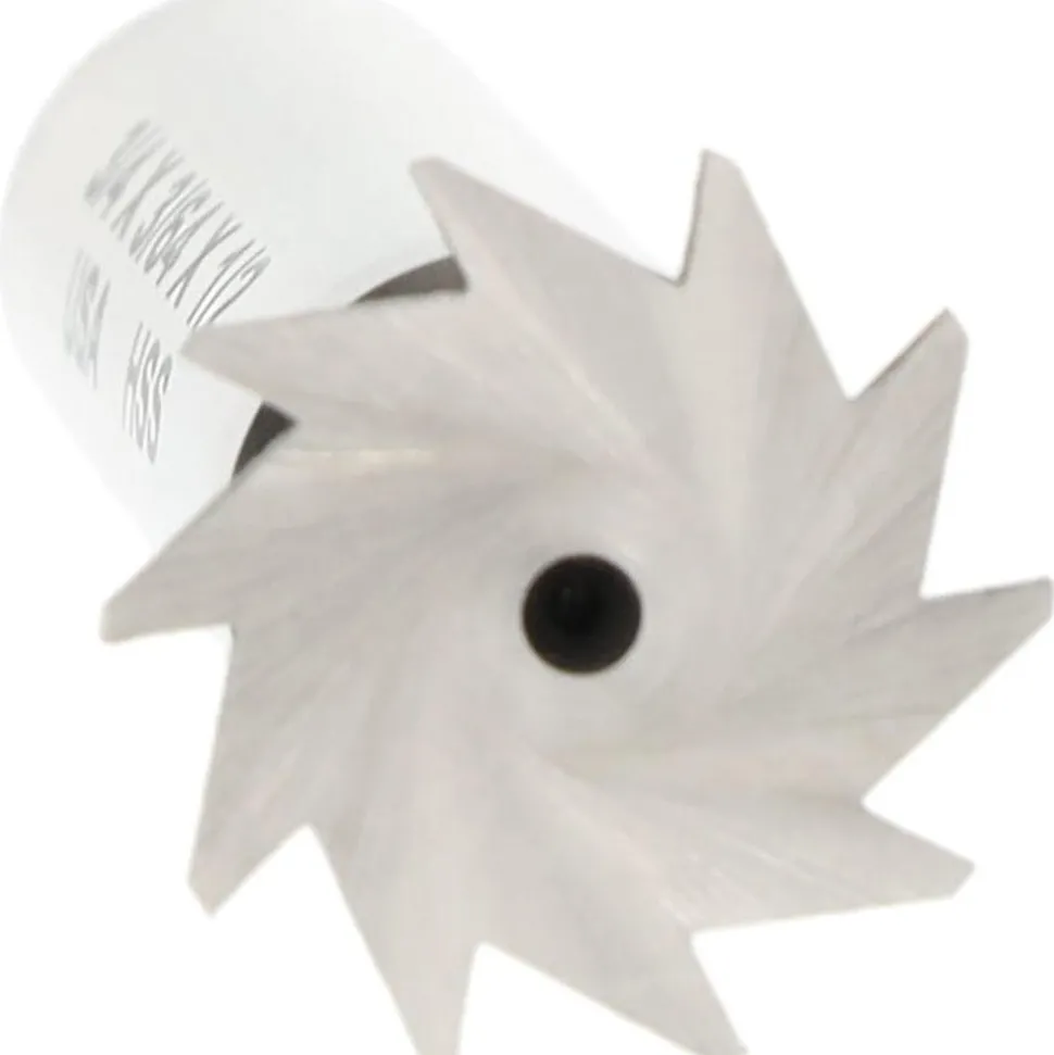 Woodruff Keyseat Cutter: 3/4" Cut Dia, 3/64" Cut Width, 1/2" Shank Dia, Straight Tooth