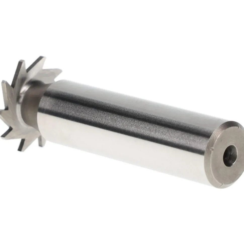 Woodruff Keyseat Cutter: 3/4" Cut Dia, 3/64" Cut Width, 1/2" Shank Dia, Straight Tooth