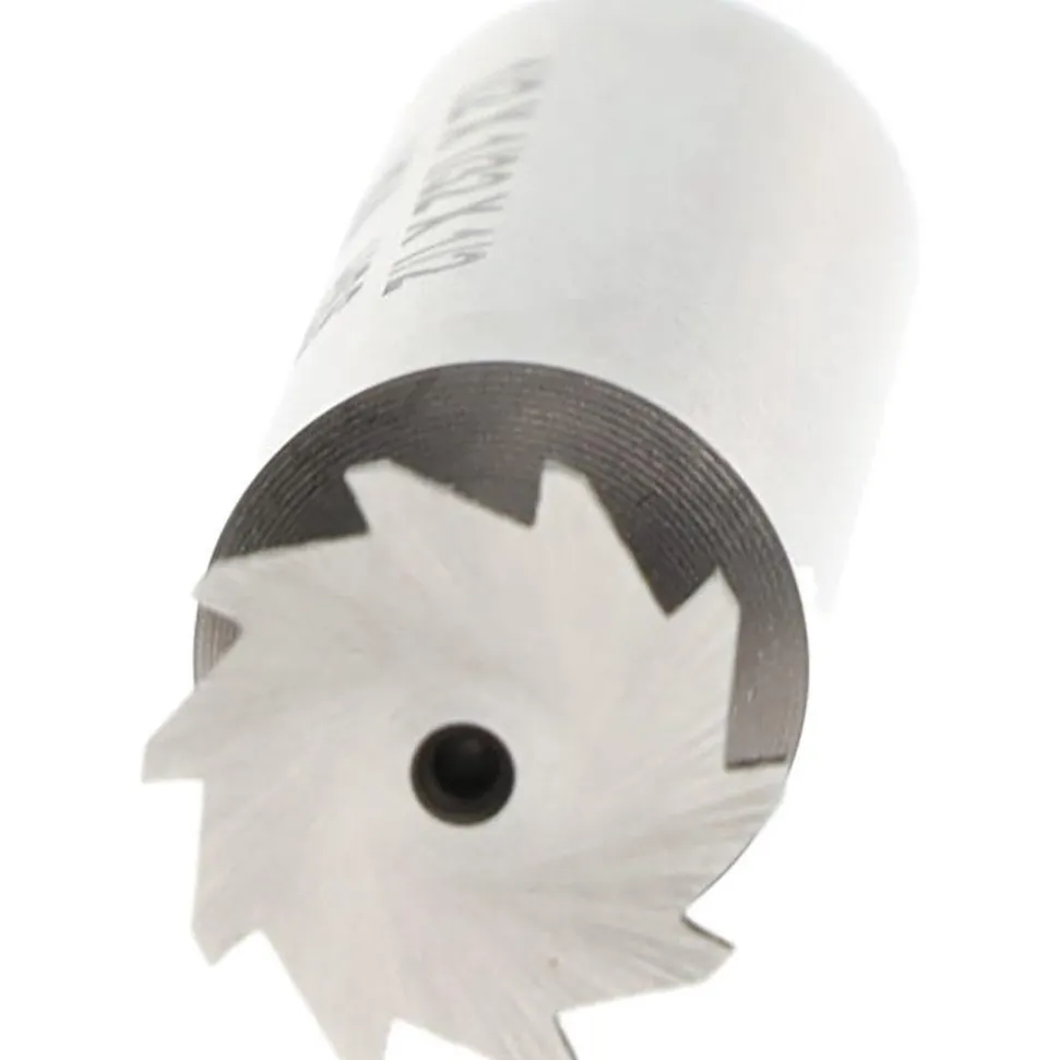 Woodruff Keyseat Cutter: 1/2" Cut Dia, 1/32" Cut Width, 1/2" Shank Dia, Straight Tooth