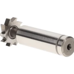 Woodruff Keyseat Cutter: 3/4" Cut Dia, 5/32" Cut Width, 1/2" Shank Dia, Straight Tooth