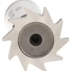 Woodruff Keyseat Cutter: 3/4" Cut Dia, 5/32" Cut Width, 1/2" Shank Dia, Straight Tooth