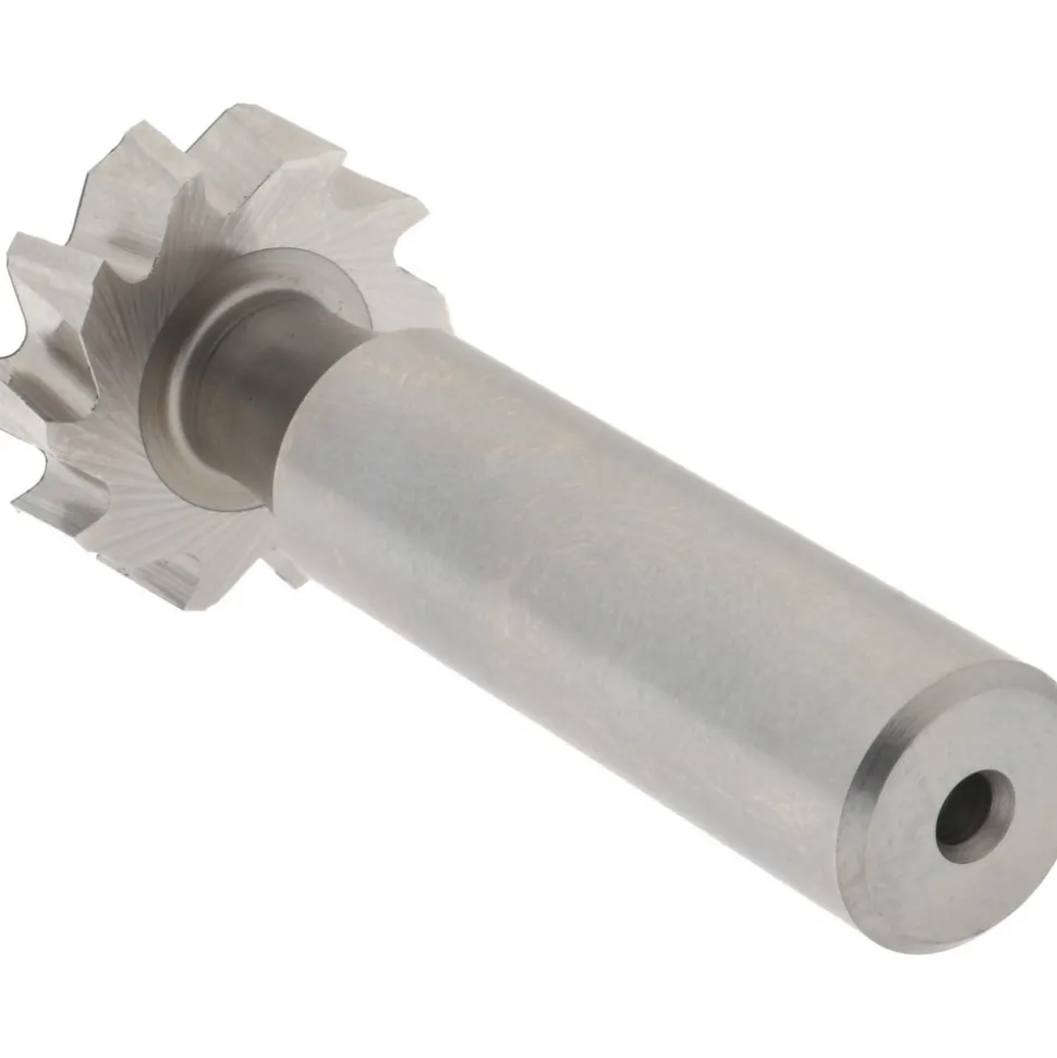 Woodruff Keyseat Cutter: 7/8" Cut Dia, 1/4" Cut Width, 1/2" Shank Dia, Staggered Tooth