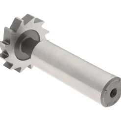 Woodruff Keyseat Cutter: 1" Cut Dia, 3/16" Cut Width, 1/2" Shank Dia, Straight Tooth