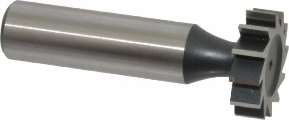 Woodruff Keyseat Cutter: 7/8" Cut Dia, 1/4" Cut Width, 1/2" Shank Dia, Straight Tooth