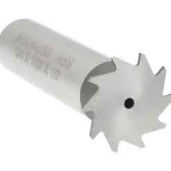 Woodruff Keyseat Cutter: 3/4" Cut Dia, 1/32" Cut Width, 1/2" Shank Dia, Straight Tooth