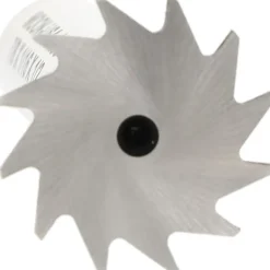 Woodruff Keyseat Cutter: 7/8" Cut Dia, 1/16" Cut Width, 1/2" Shank Dia, Straight Tooth