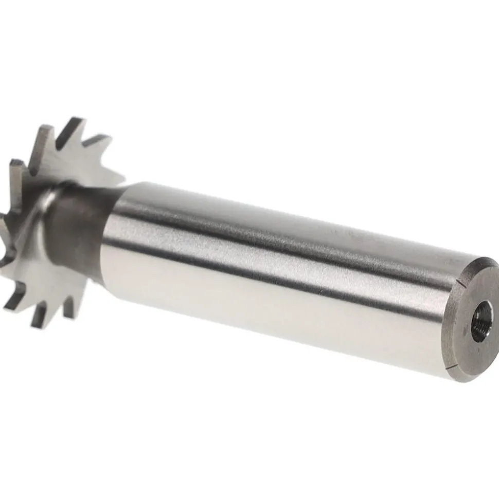 Woodruff Keyseat Cutter: 7/8" Cut Dia, 1/16" Cut Width, 1/2" Shank Dia, Straight Tooth