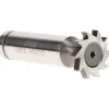 Woodruff Keyseat Cutter: 3/4" Cut Dia, 1/8" Cut Width, 1/2" Shank Dia, Straight Tooth