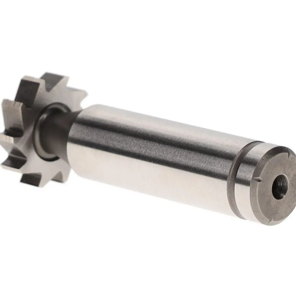 Woodruff Keyseat Cutter: 3/4" Cut Dia, 3/16" Cut Width, 1/2" Shank Dia, Straight Tooth