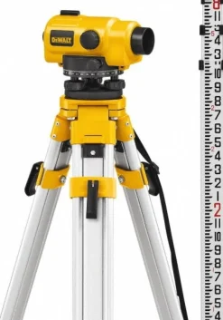 26x Magnification, 0.5 to 300 Ft. Measuring Range, Automatic Optical Level Kit