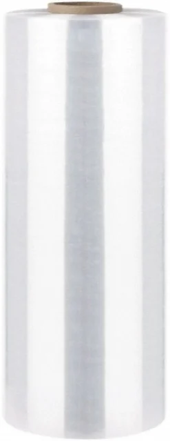 18" x 1,000' 120 Gauge Clear Hand Held Stretch & Pallet Wrap for Use with Dispenser