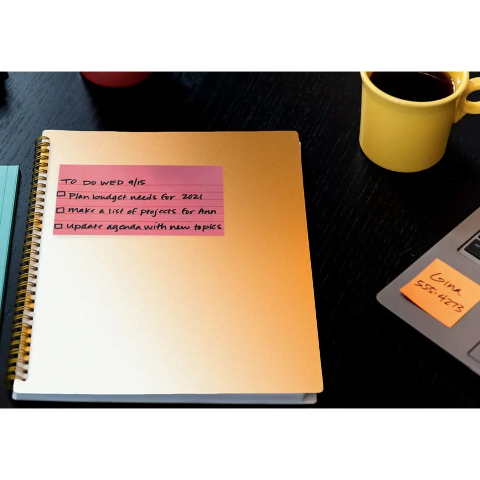 655 3X5"ULTRA CLRS 5PK POST-IT NOTE PAD