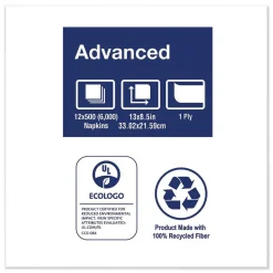 13X8.5 WHT 6000SHT/BX XPRESSNAP DISP NAPKIN