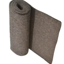 12 x 72 x 1/8" Gray Pressed Wool Felt Sheet