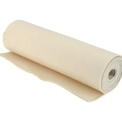 12 x 60 x 1/8" White Pressed Wool Felt Sheet