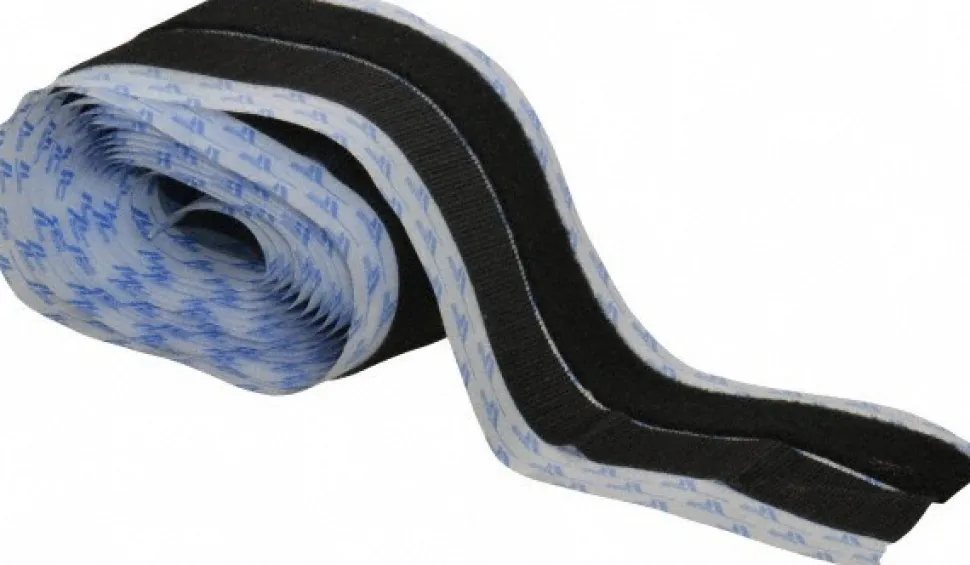 1-1/2" x 5 Yd Adhesive Backed Hook & Loop Roll