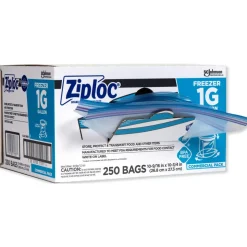 Ziploc Freezer Bags, Gallon, 250/box
